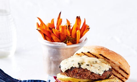 Sea salt and rosemary sweet potato fries