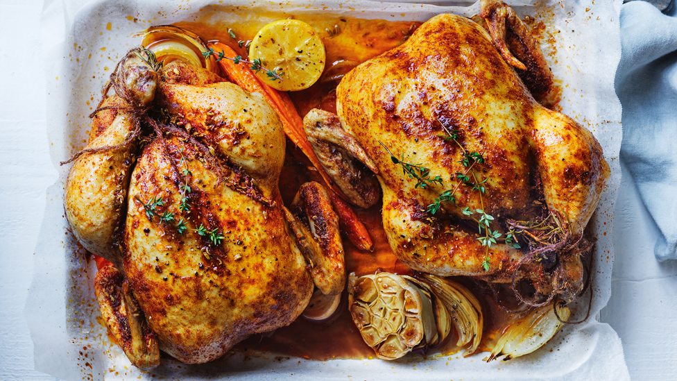Roast Chickens With Lemon And Herbs Recipe Coles