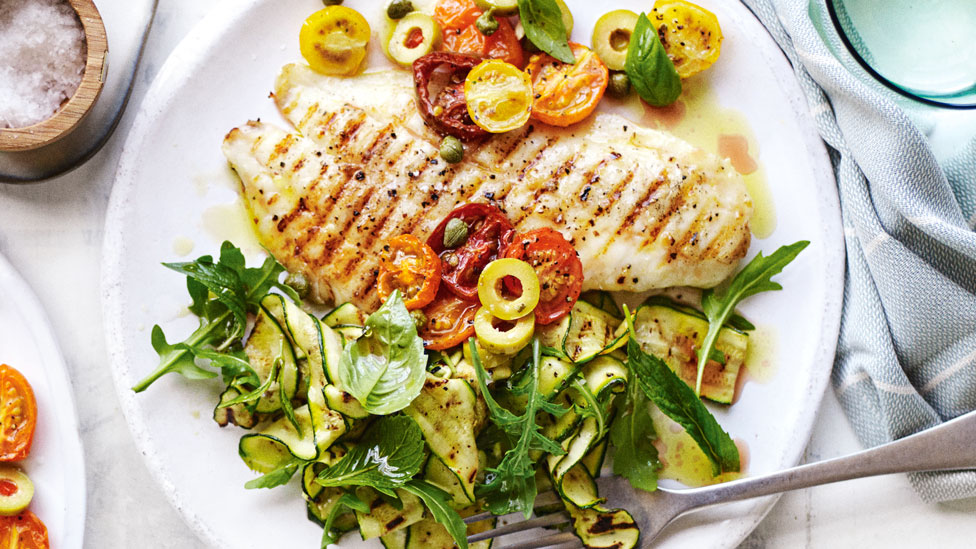 BBQ snapper with roasted tomatoes and capers recipe | Coles