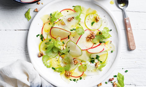 Curtis Stone's shaved apple salad