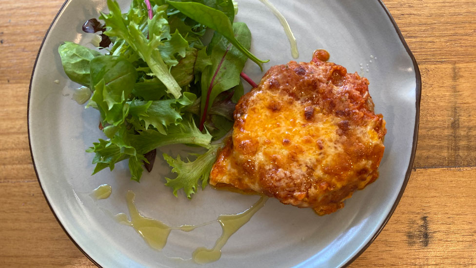 Dan and Steph's eggplant parmigiana