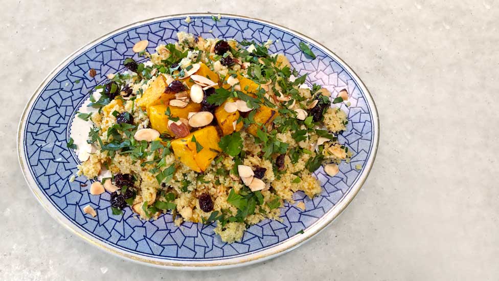 Maggie Beer's Moroccan couscous with pumpkin