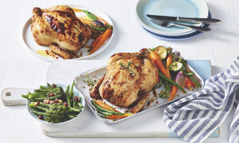 Spice-roasted Chicken with Vegetables
