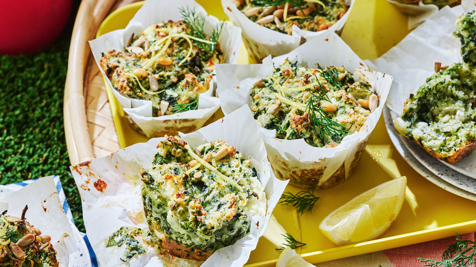 Spanakopita muffins