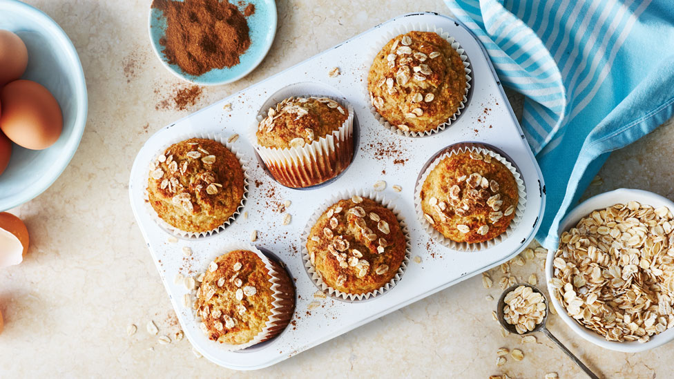 Blender banana muffins