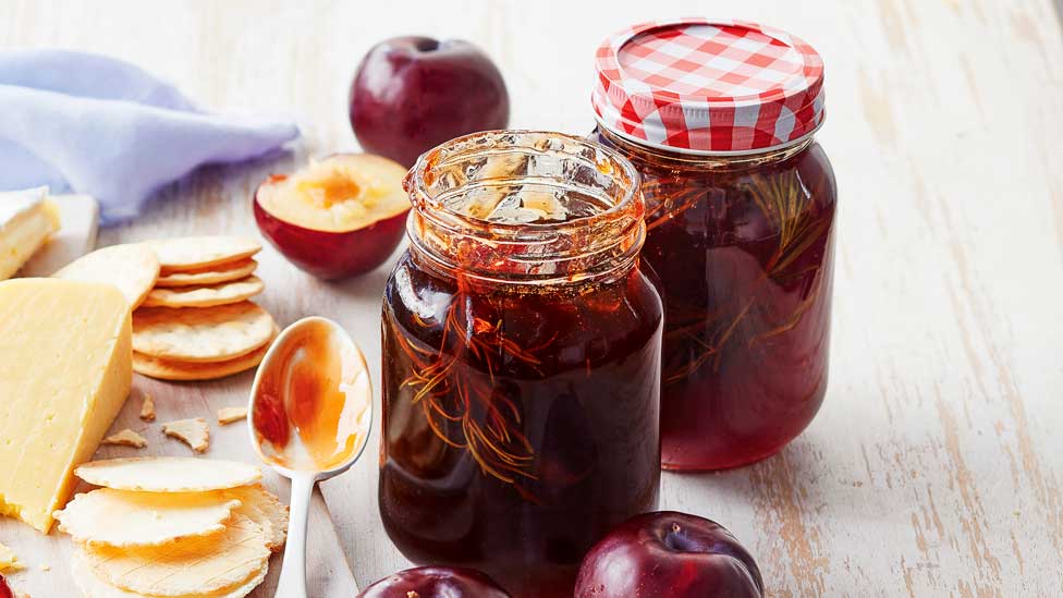 Plum and rosemary jelly recipe