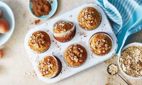 Blender banana muffins