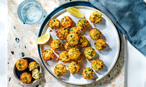 Cauliflower and quinoa bites