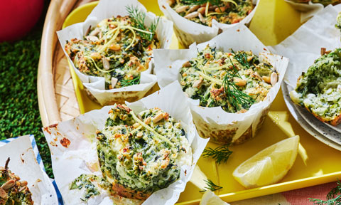 Spanakopita muffins