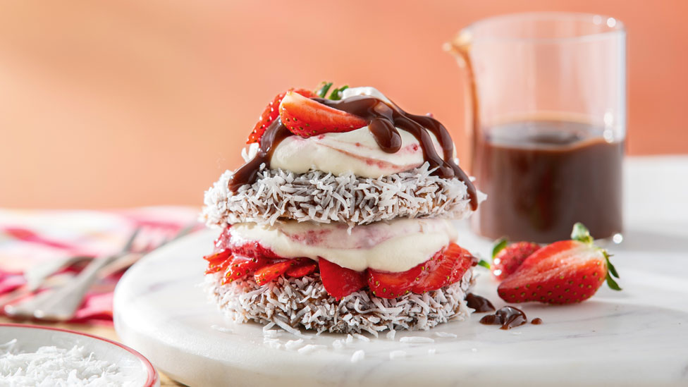 Lamington Pikelets 