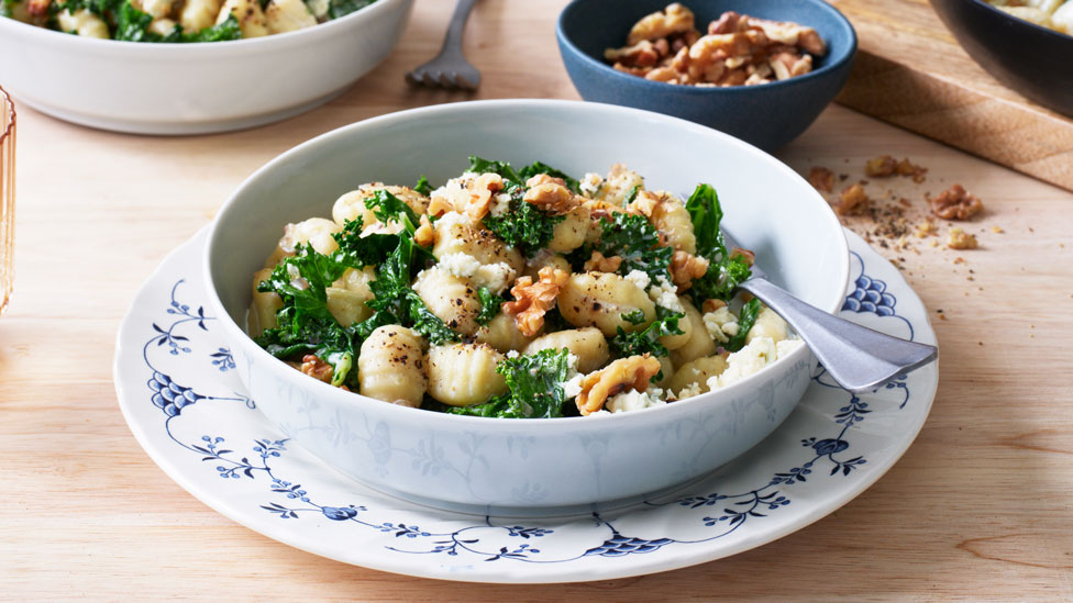 Kale and Gorgonzola Gnocchi