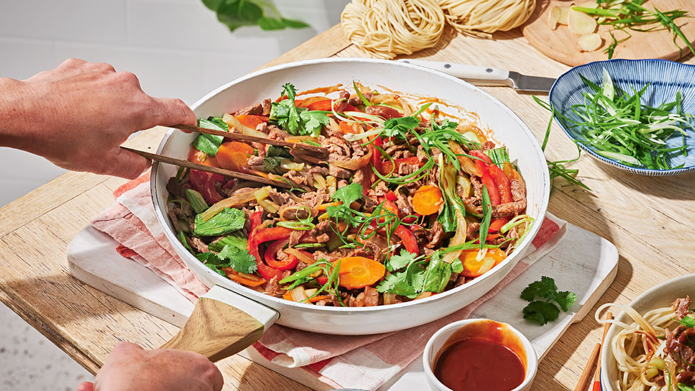 Easy leftover beef stir-fry 