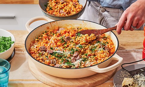 Basic tomato risotto