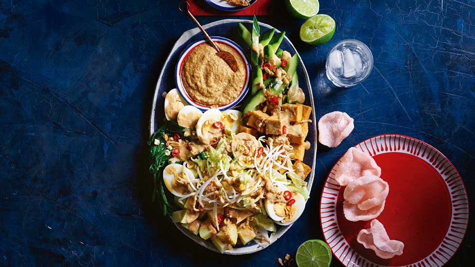 Tasia and Gracia’s gado gado