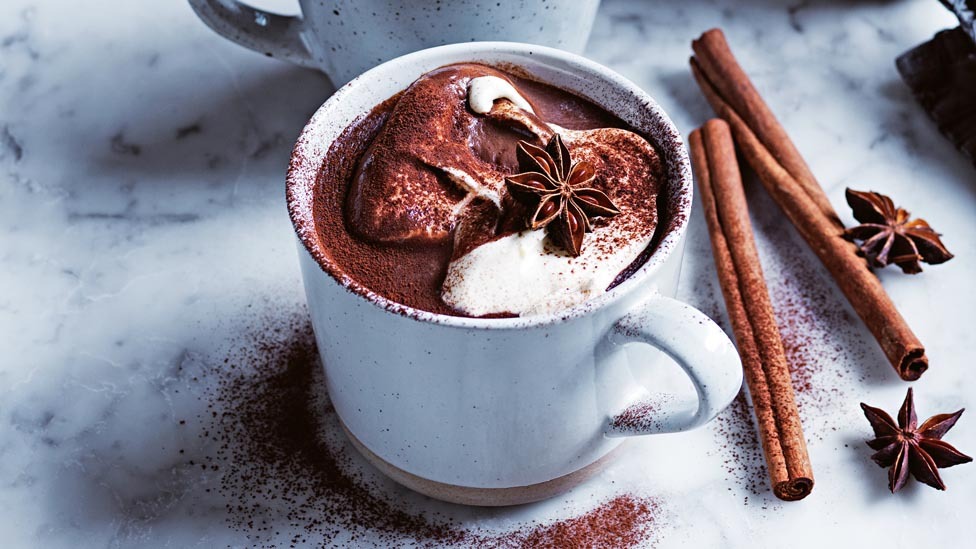 Spiced gingerbread hot chocolate