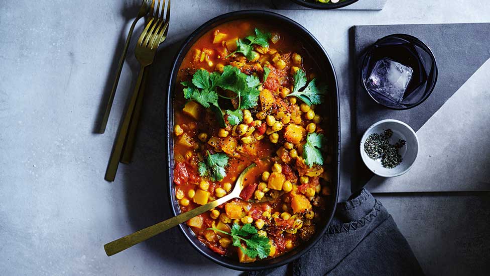 Curtis Stone’s pumpkin chana masala
