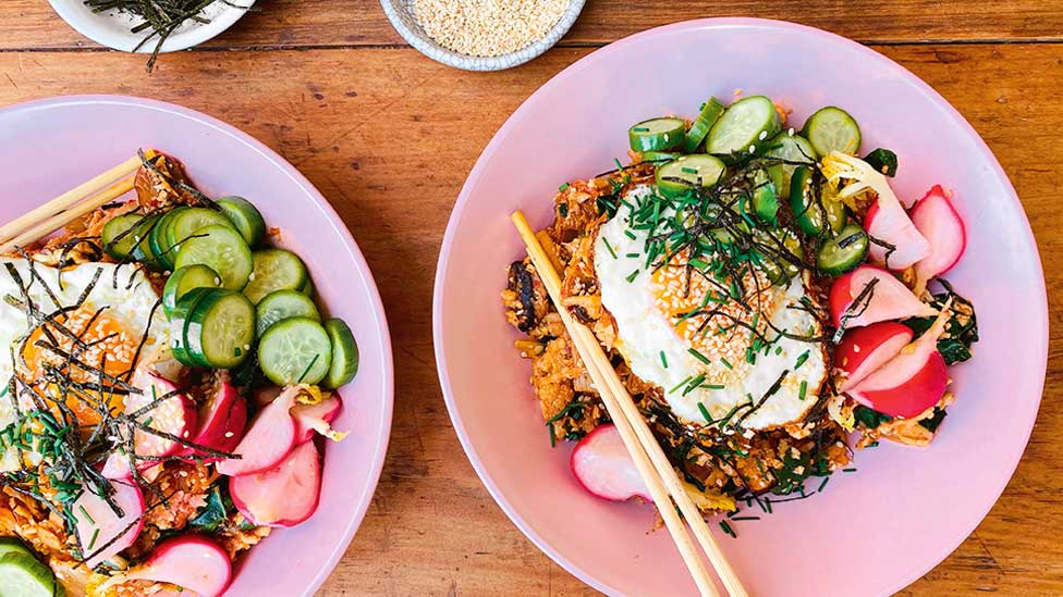 Korean cauliflower fried rice