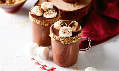 S’mores hot chocolate