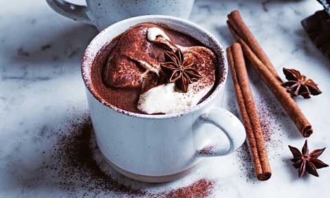 Spiced gingerbread hot chocolate