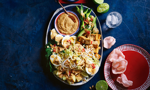 Tasia and Gracia’s gado gado