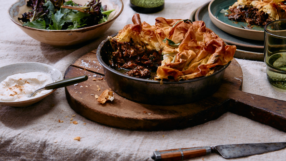 Michael Weldon's beef curry pie