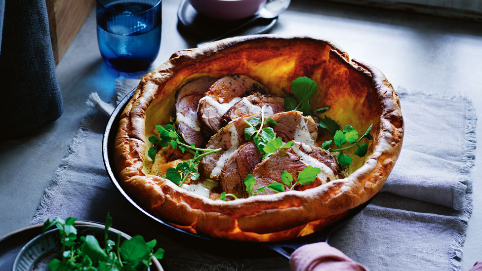 Curtis Stone’s roast lamb with Yorkshire pudding