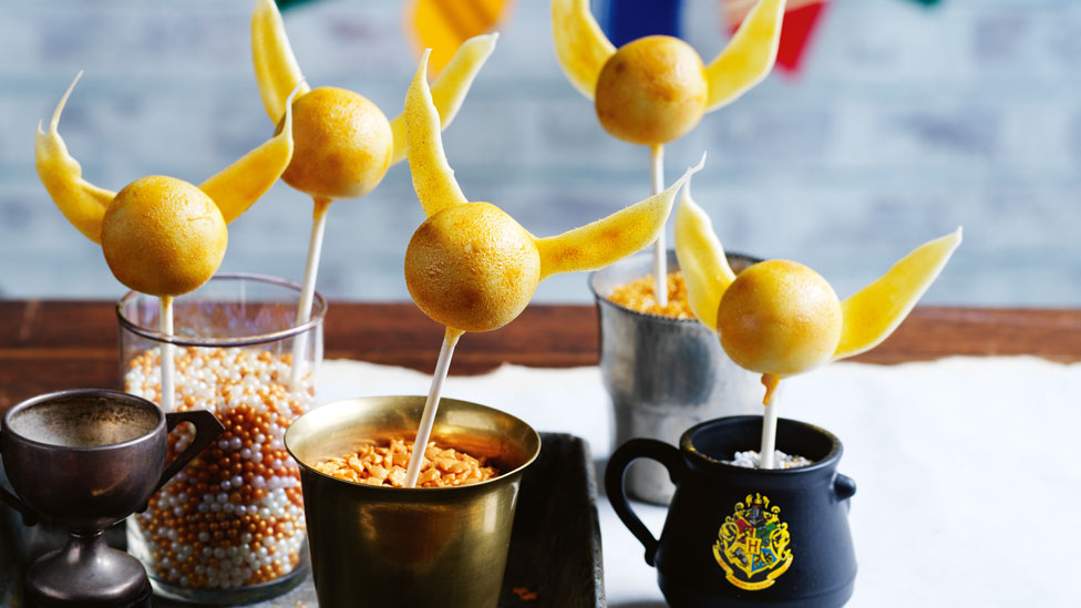 The Golden Snitch™ cake pops