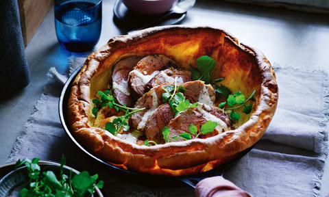 Curtis Stone’s roast lamb with Yorkshire pudding