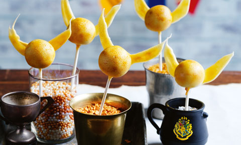 The Golden Snitch™ cake pops