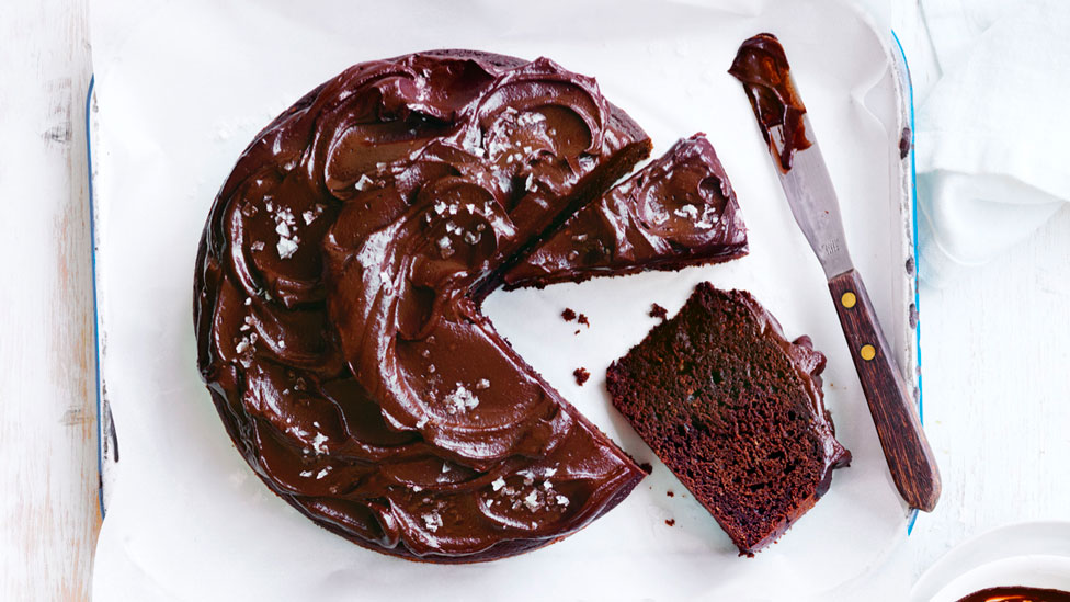 Choc avocado cake