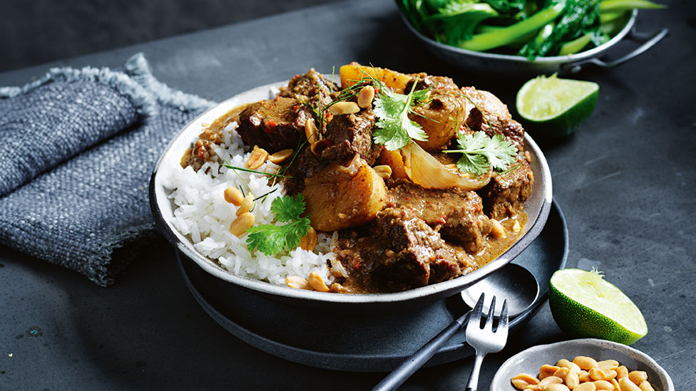 Massaman beef and potato curry