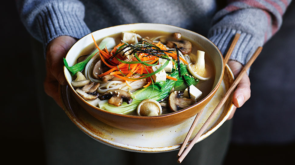 Curtis Stone’s Mushroom ramen