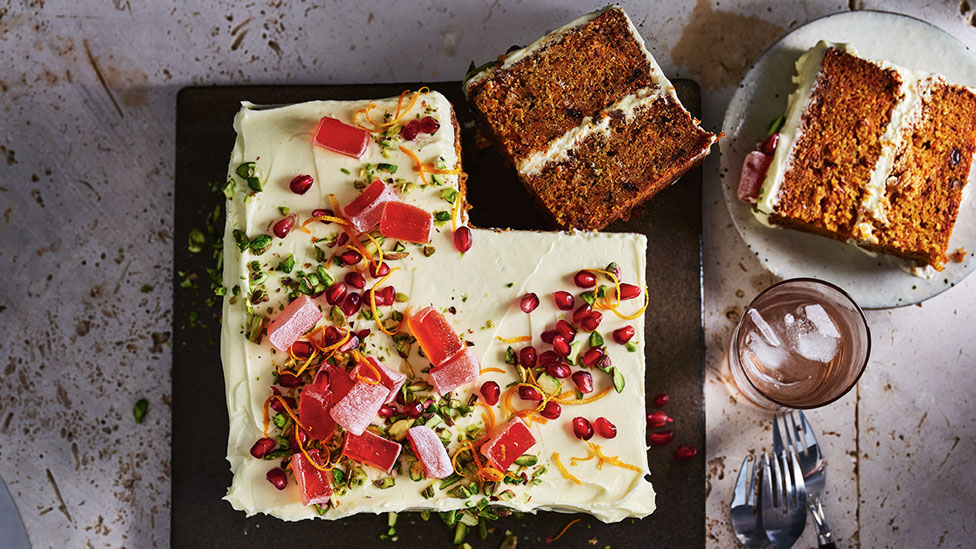 Persian-style carrot cake