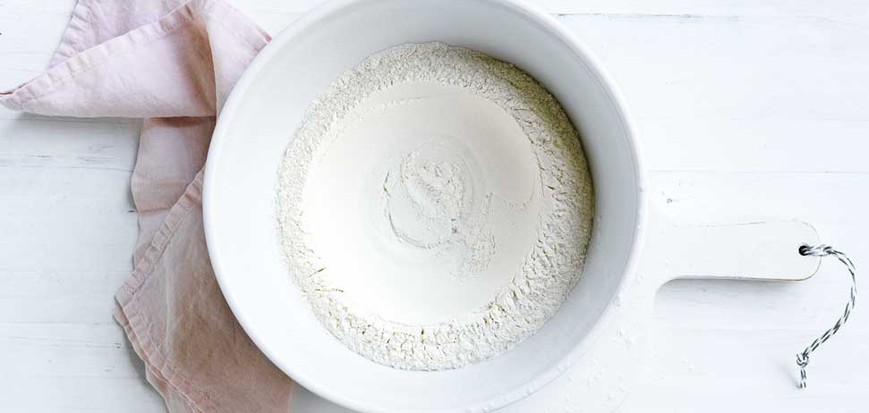 A bowl of flour