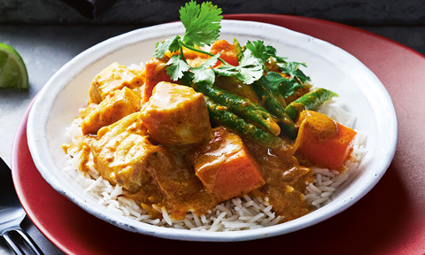 Coconut fish curry