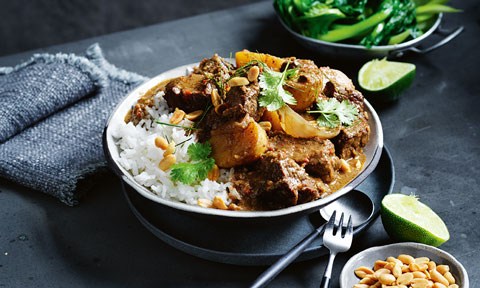 Massaman beef and potato curry