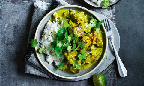 Thai-style pork green curry