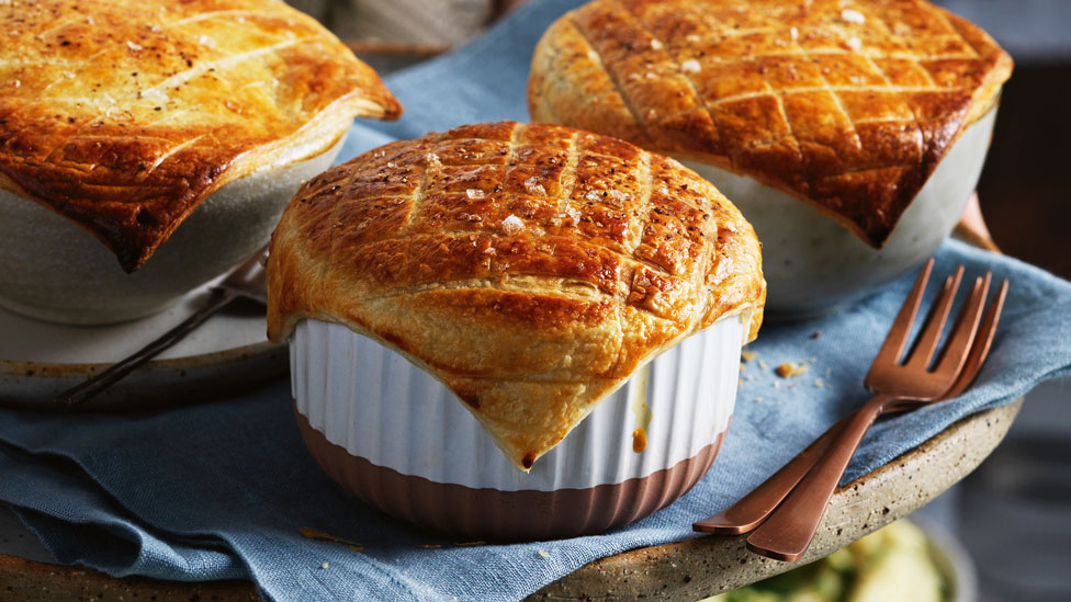 Beef Pies with Mash and Peas Recipe Coles