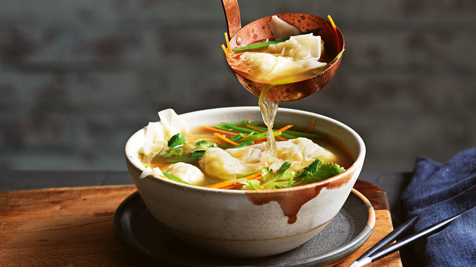 Cheat’s wonton soup