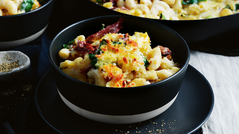 Corned beef mac ’n’ cheese