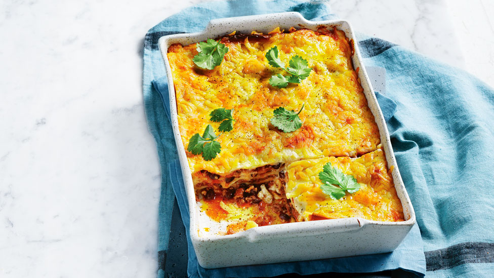 Easy Mexican-style lasagne