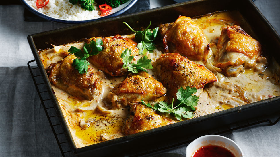 One-pan peanut butter chicken