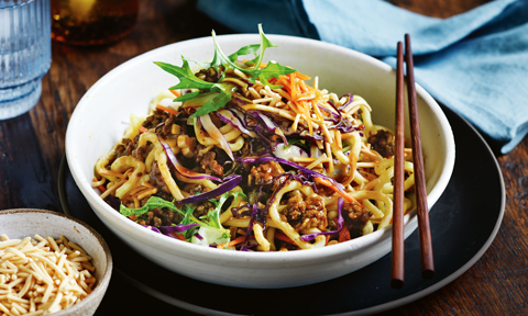 Easy beef chow mein