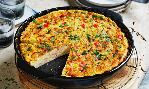 Easy crustless quiche