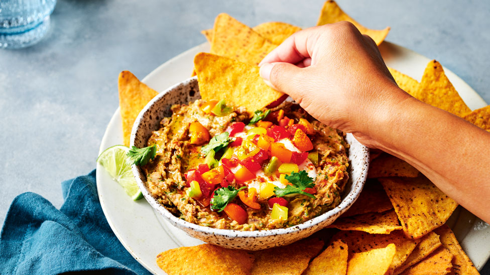 Mexican-style bean dip