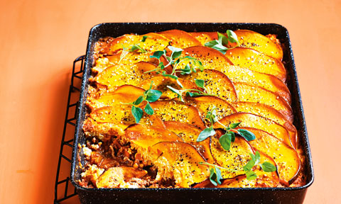 Spiced pumpkin shepherd’s pie