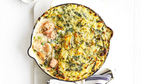 Easy fish pie with colcannon