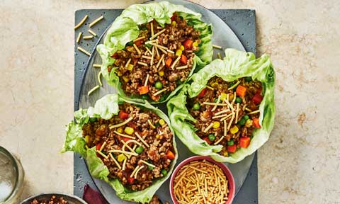 Easy pork san choy bow