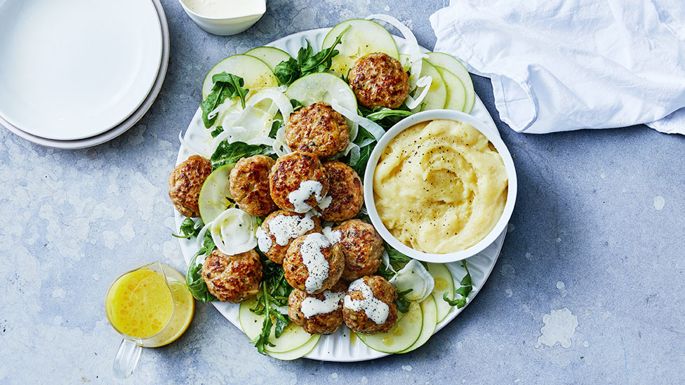 Pork, apple and sage rissoles