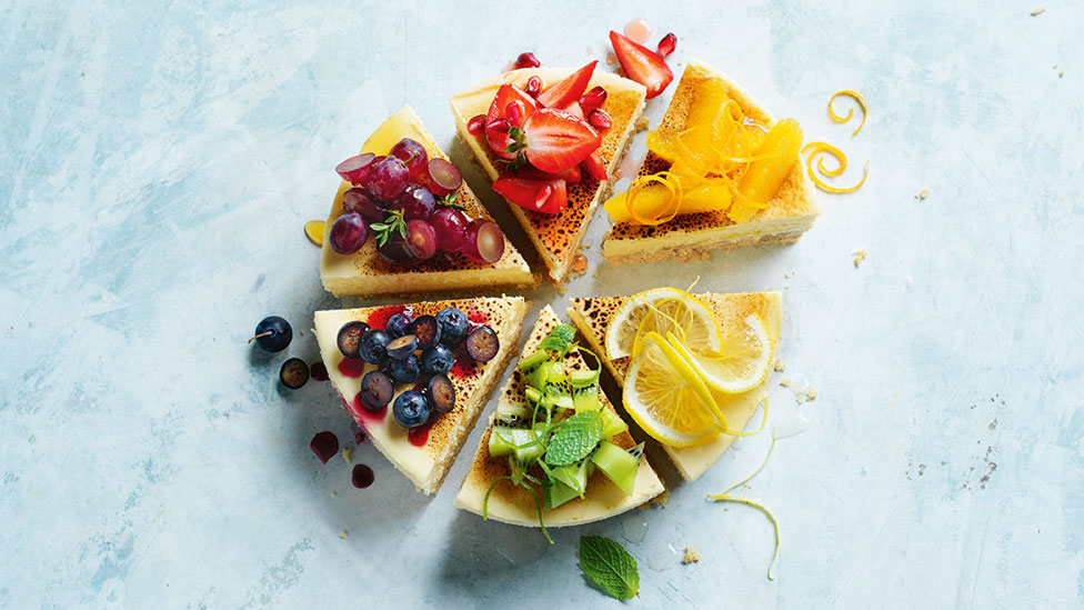 Easiest-ever fruit cheesecake